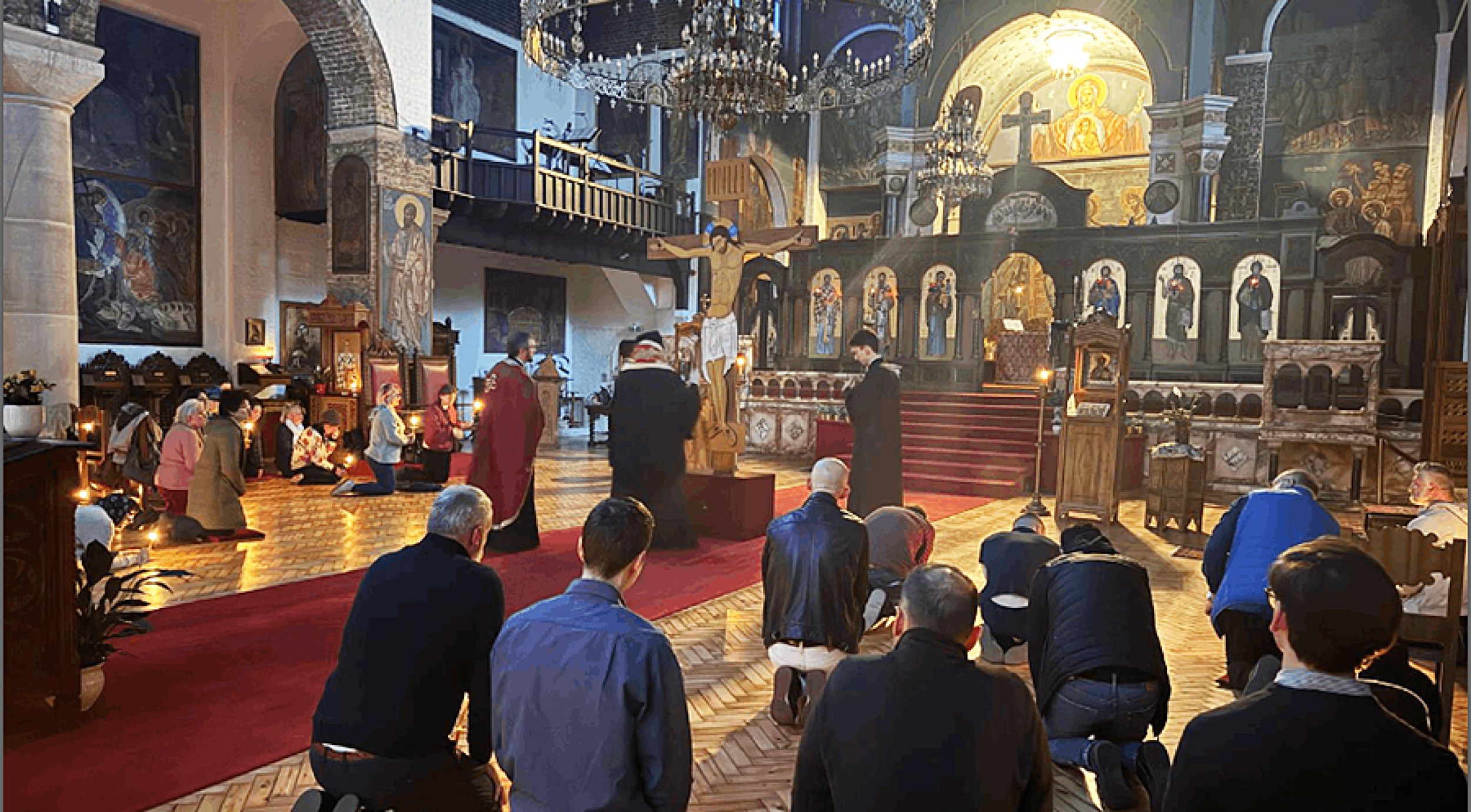 Лондон: Велико бденије у храму Светог Саве 