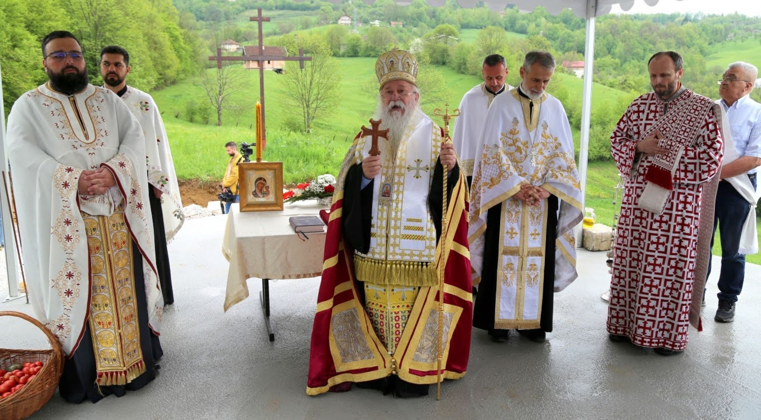 Изградња храма Свете великомученице Марине у Миљевићима 