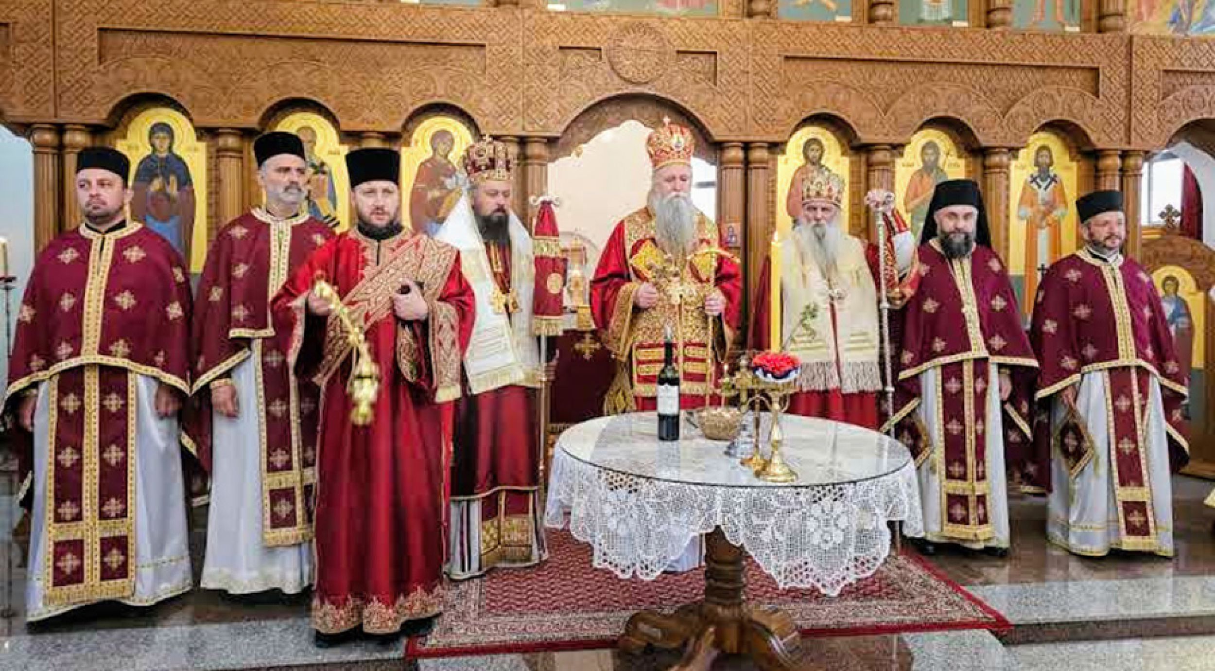 Архијереји Јоаникије, Јован и Сава богослужили у Лијевче Пољу