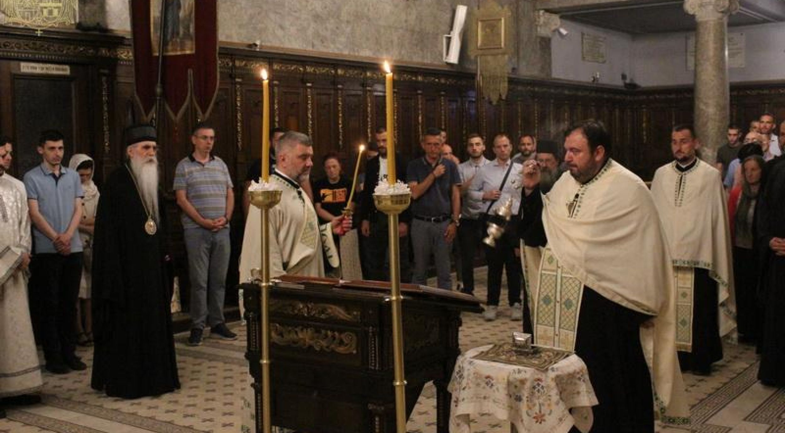 Свеноћно бденије у Саборном храму у Новом Саду