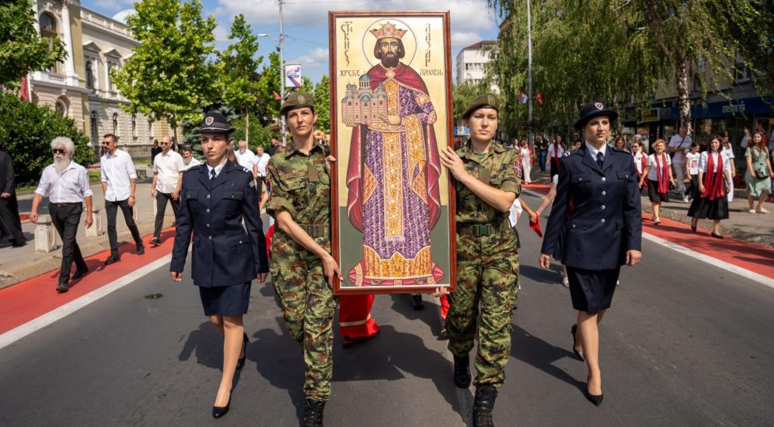 Крушевац: Видовдан у цркви Лазарици