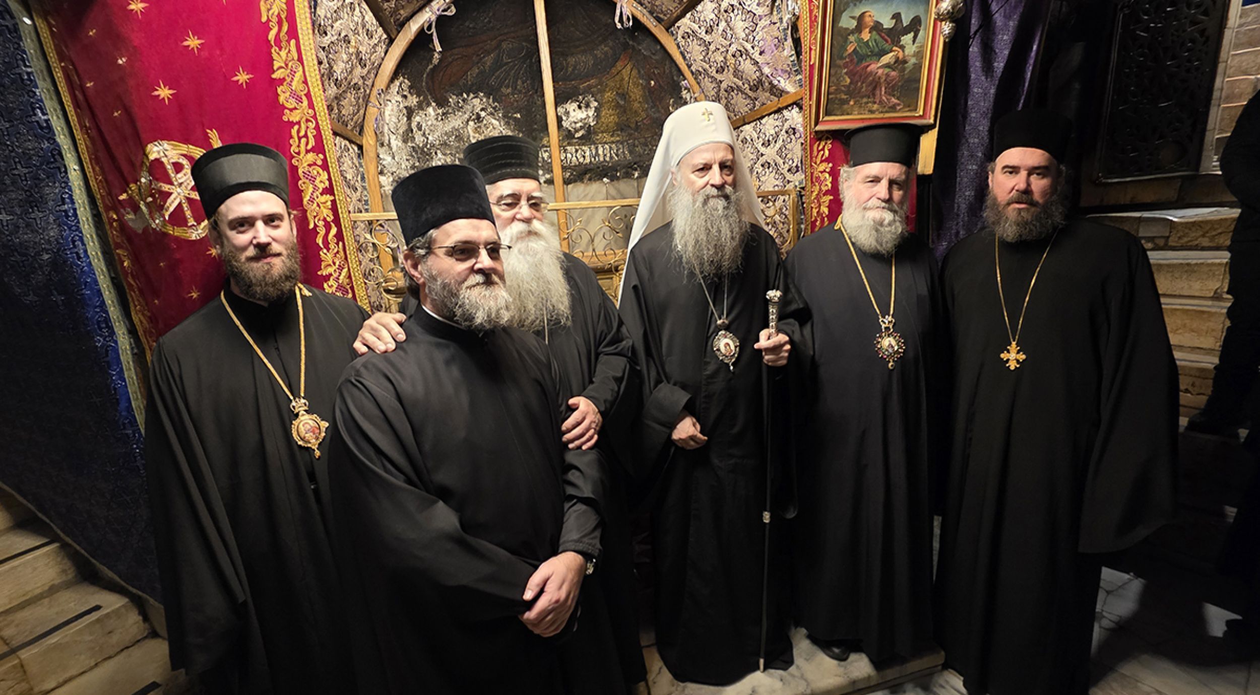 Патриарх Порфирий в Вифлееме: Пусть  Бог даст мир нам, и среди нас, пусть даст мир нашему народу где бы он ни находился