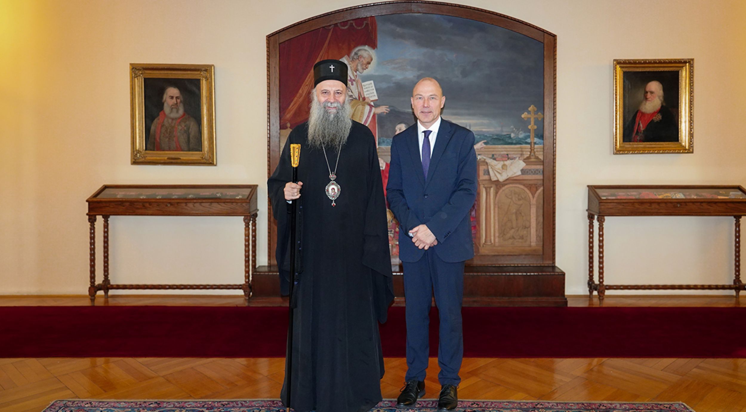 Патриарх Порфирий побеседовал с послом Чехии г. Яном Бонди
