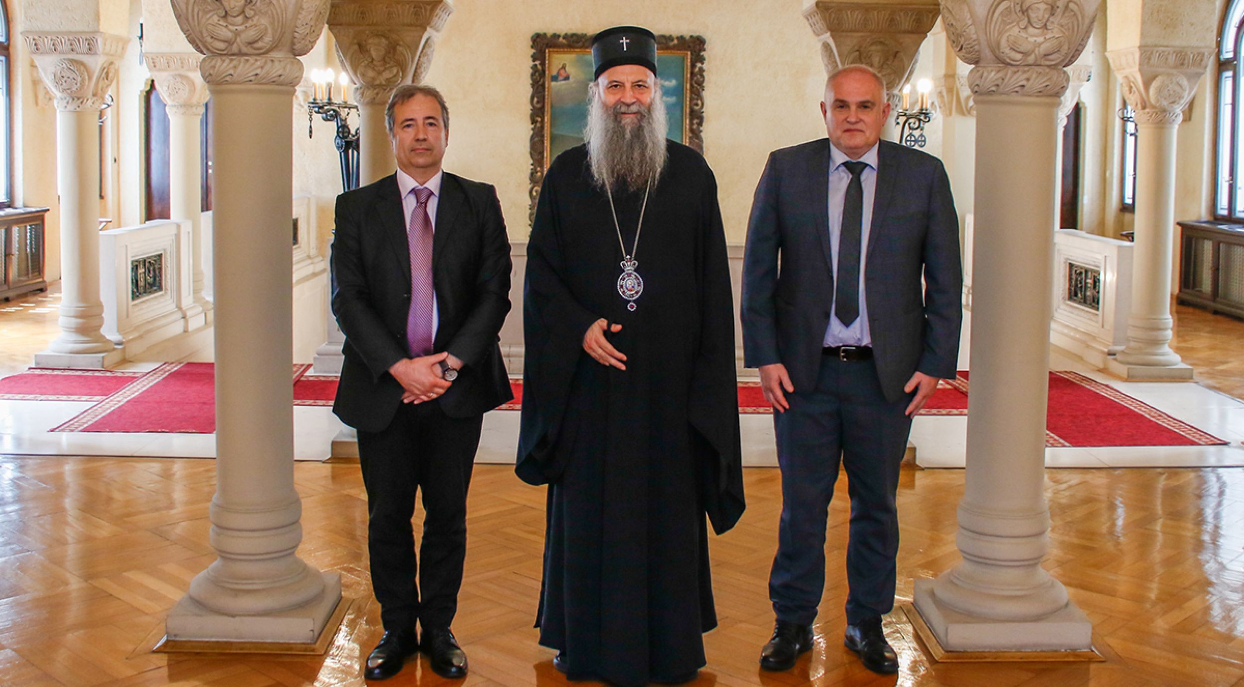 Патриарх Порфирий побеседовал с сербскими послами в Эфиопии и в Словении