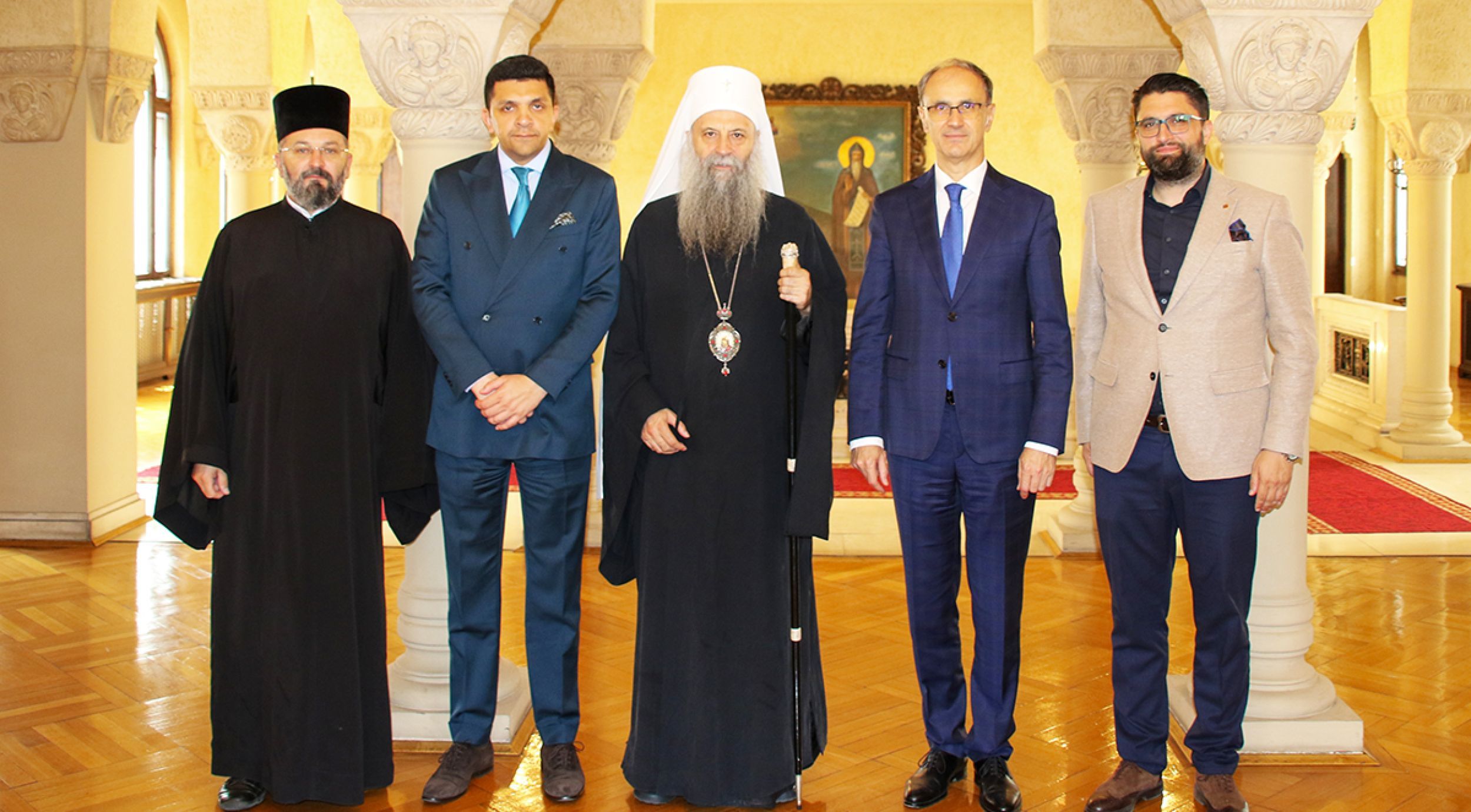 Патриарх Порфирий встретился с премьер – министром д-р Джурой Мацутом