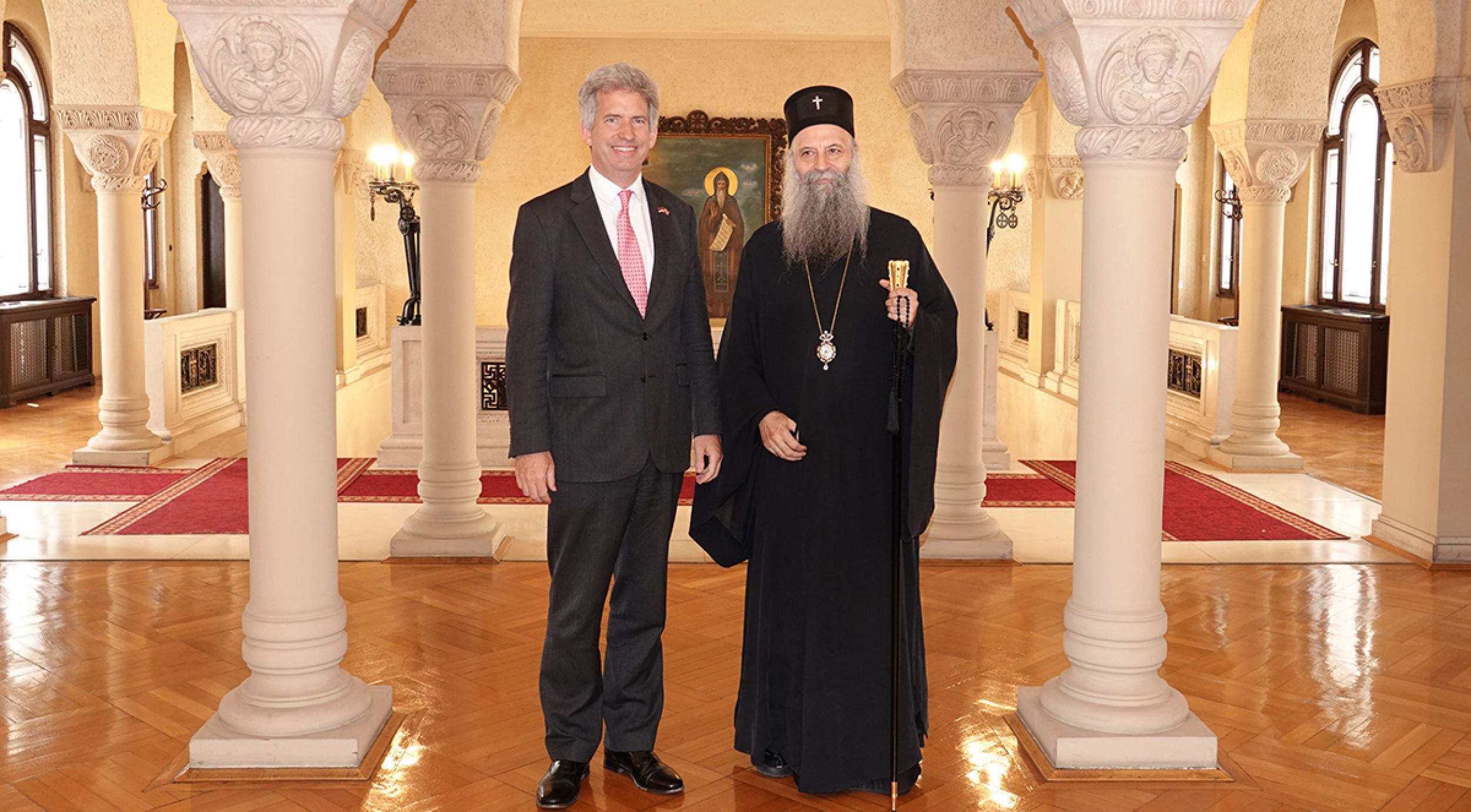 Патриарх Порфирий беседовал с послом Соединенного Королевства Эдвардом Фергюсоном