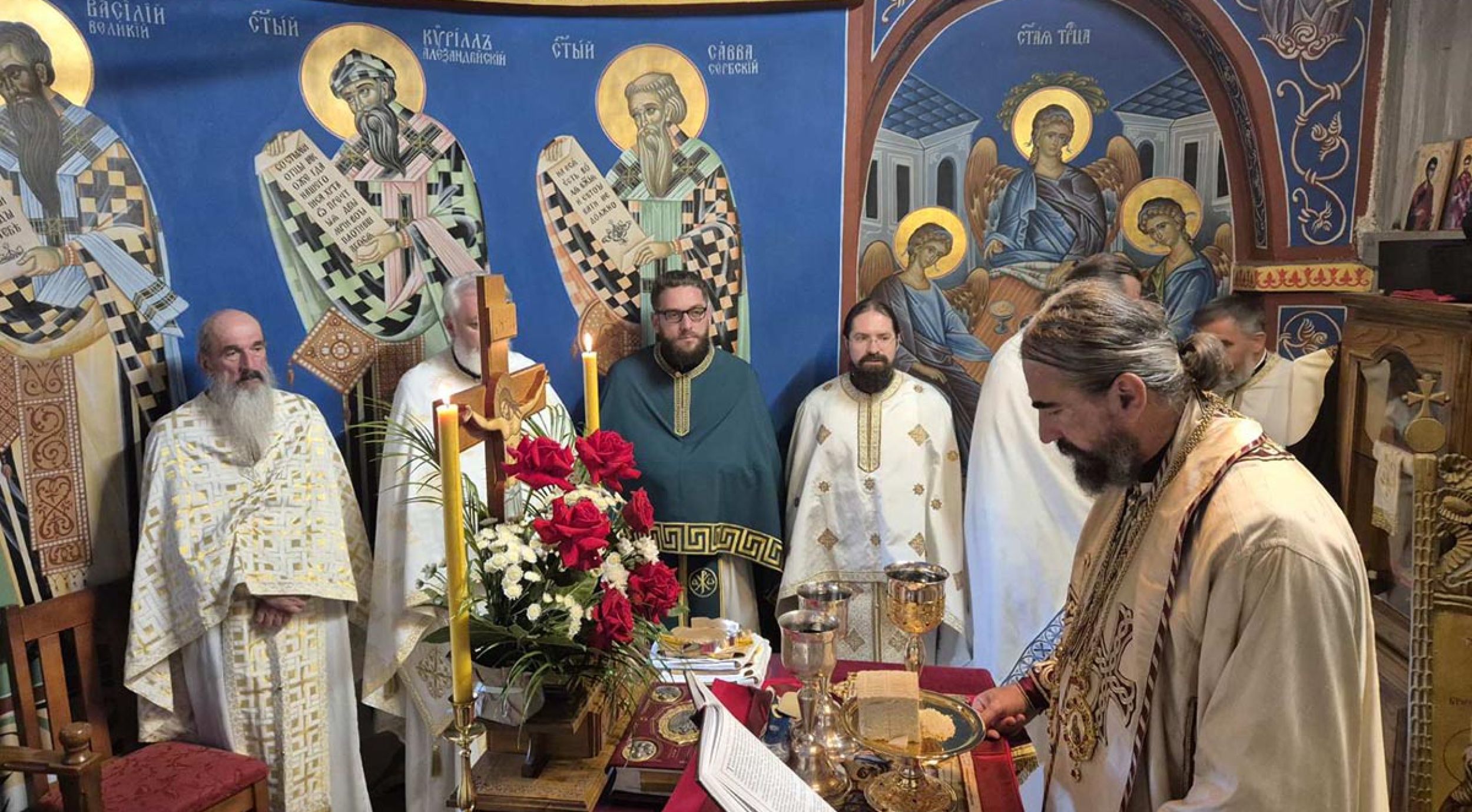 Прослављено Пребражење Господње, слава храма на Жабљаку