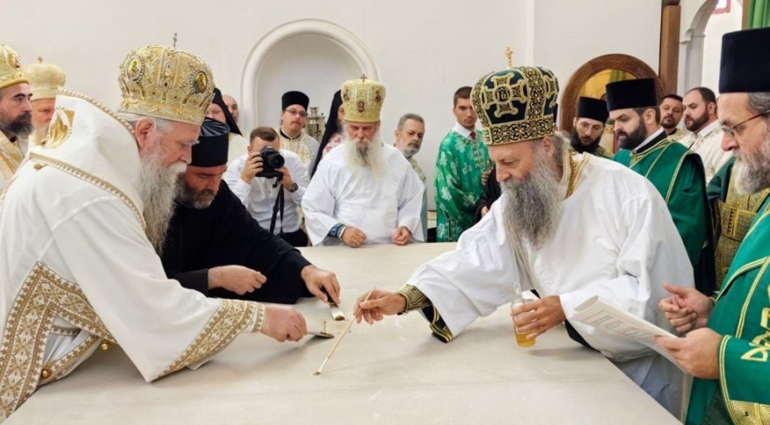 Patriarch Porfirije consecrated the restored Cathedral Church in Pakrac