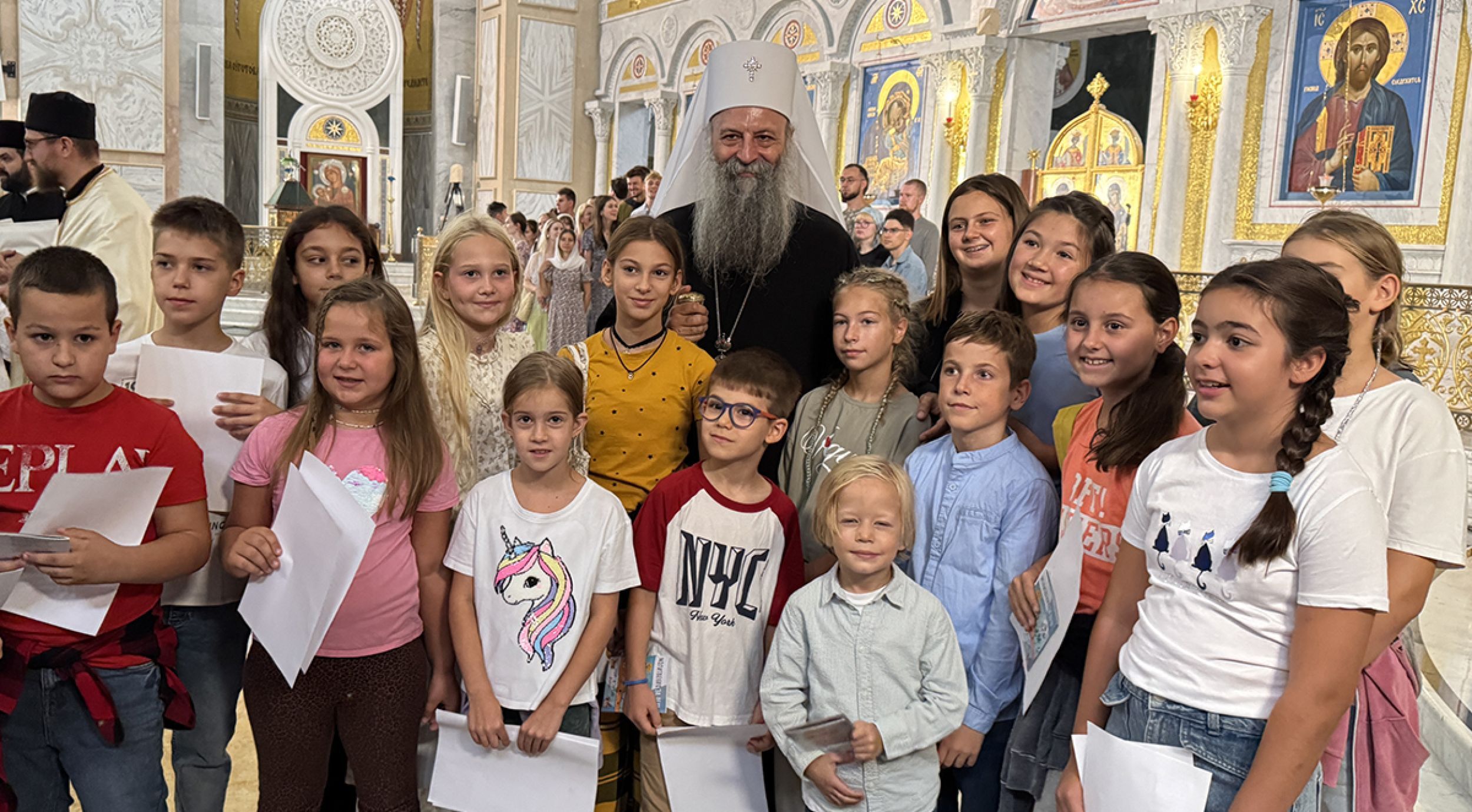 Patriarch Porfirije: Let us learn peace and bear witness to love at every moment and in every school