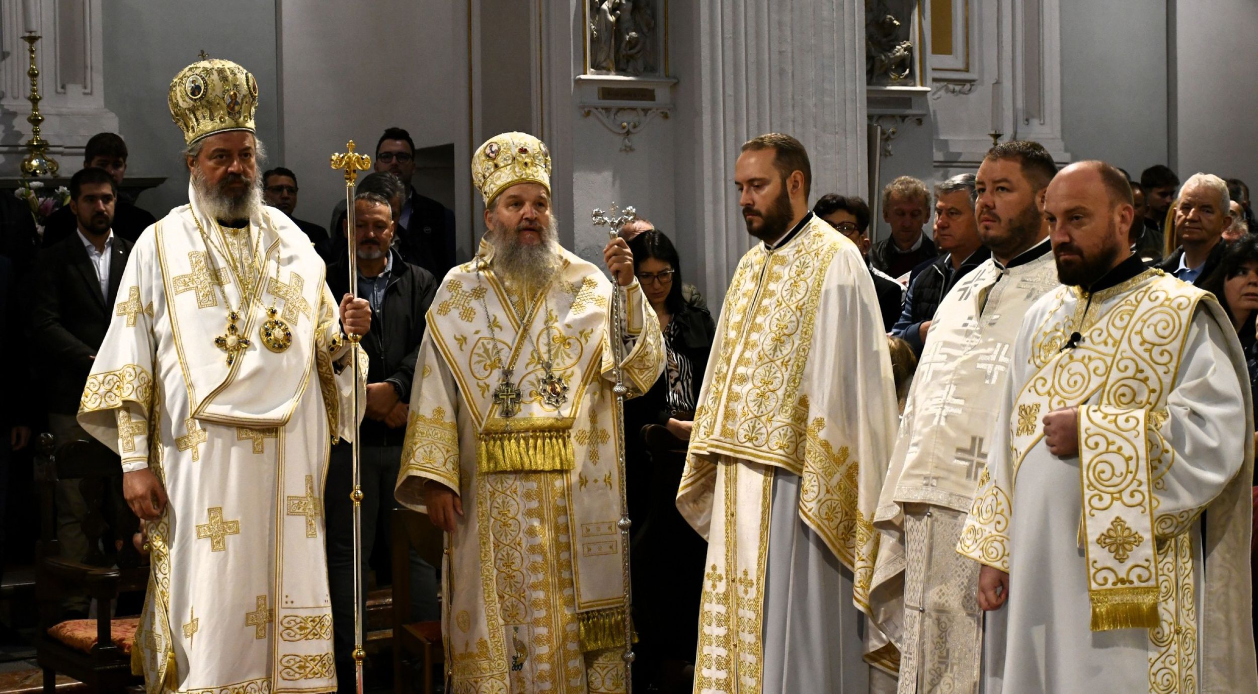 Архијхереји Андреј и Исихије на слави парохије у Тићину
