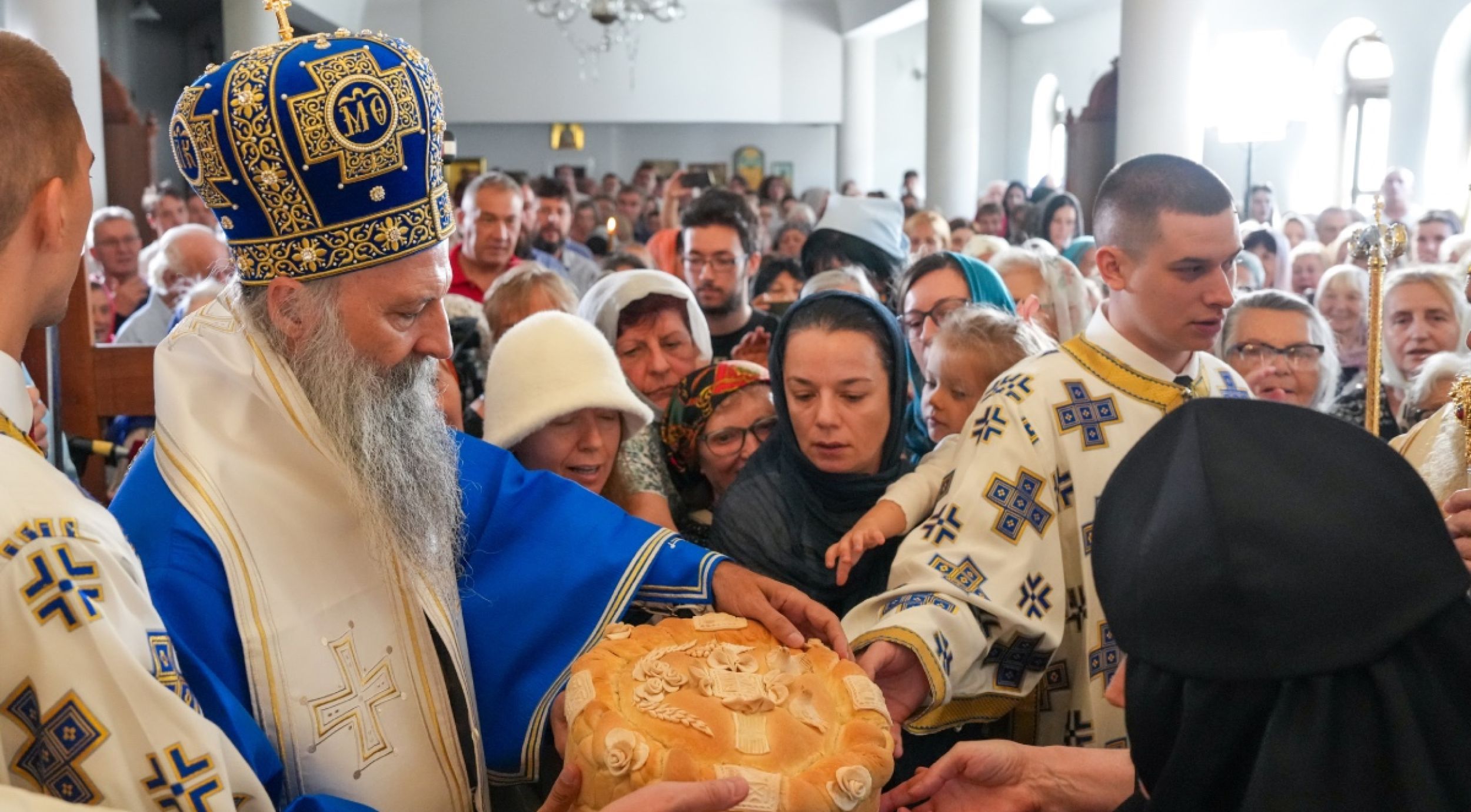 Патриарх Порфирий возглавил праздничное собрание в монастыре Пресвятой Богородицы в Раиноваце