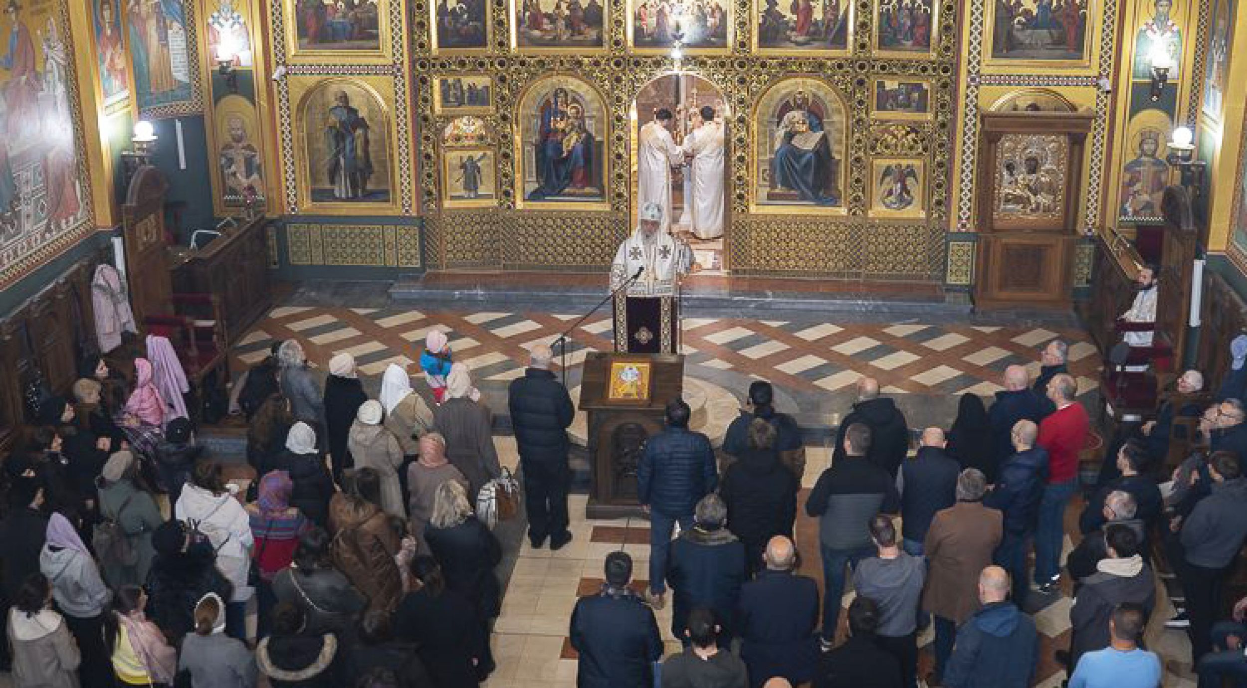 Епископ Кирило богослужио у Загребу