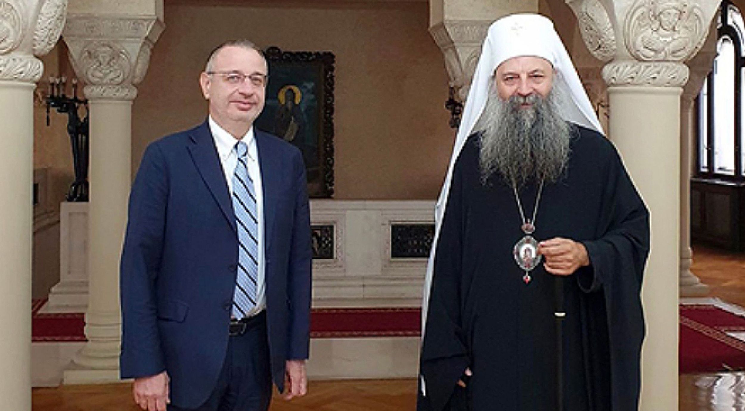 Патријарх Порфирије честитао Хануку Главном рабину и свим члановима Јеврејске заједнице