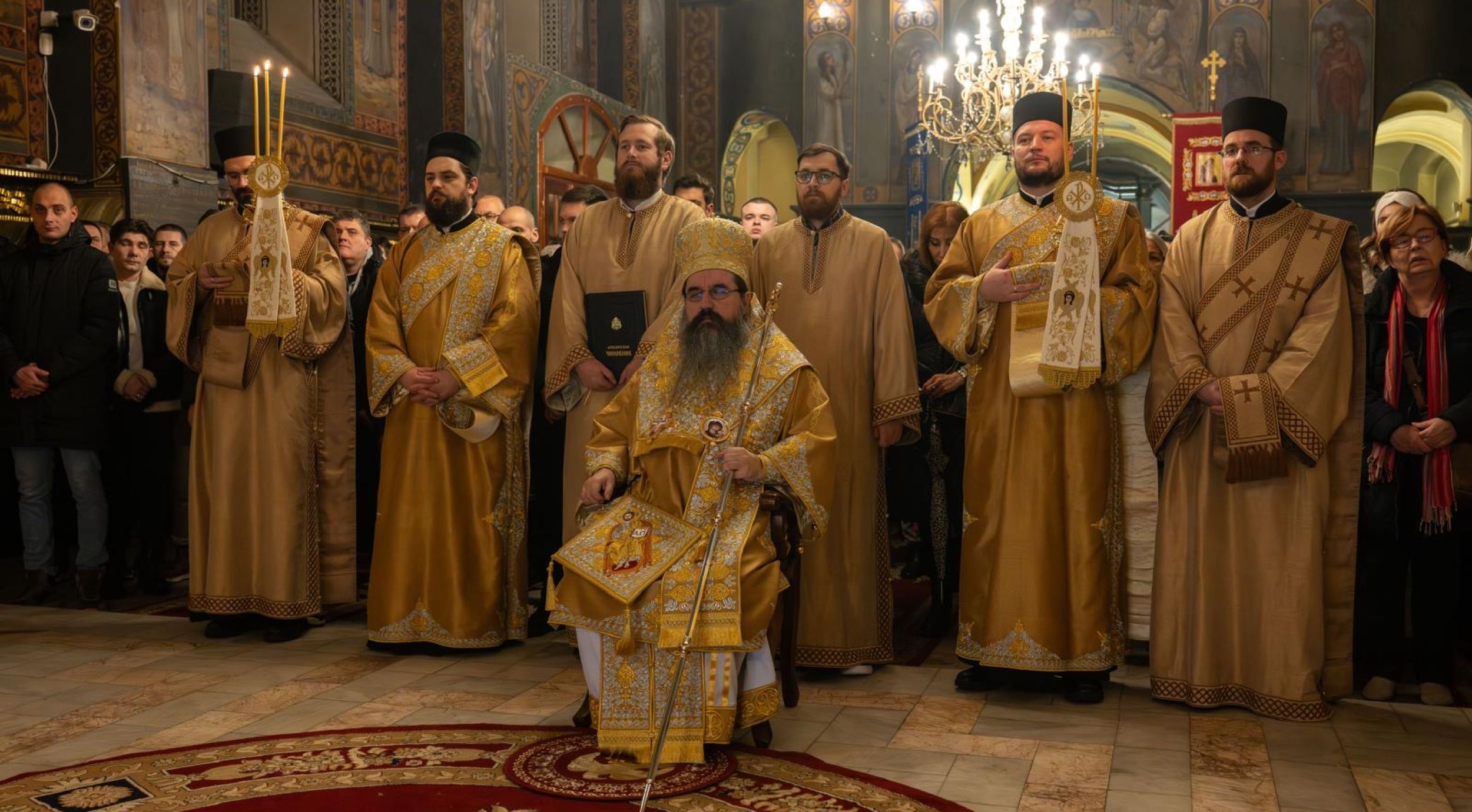 Божићна Литургија у Саборном храму у Шапцу