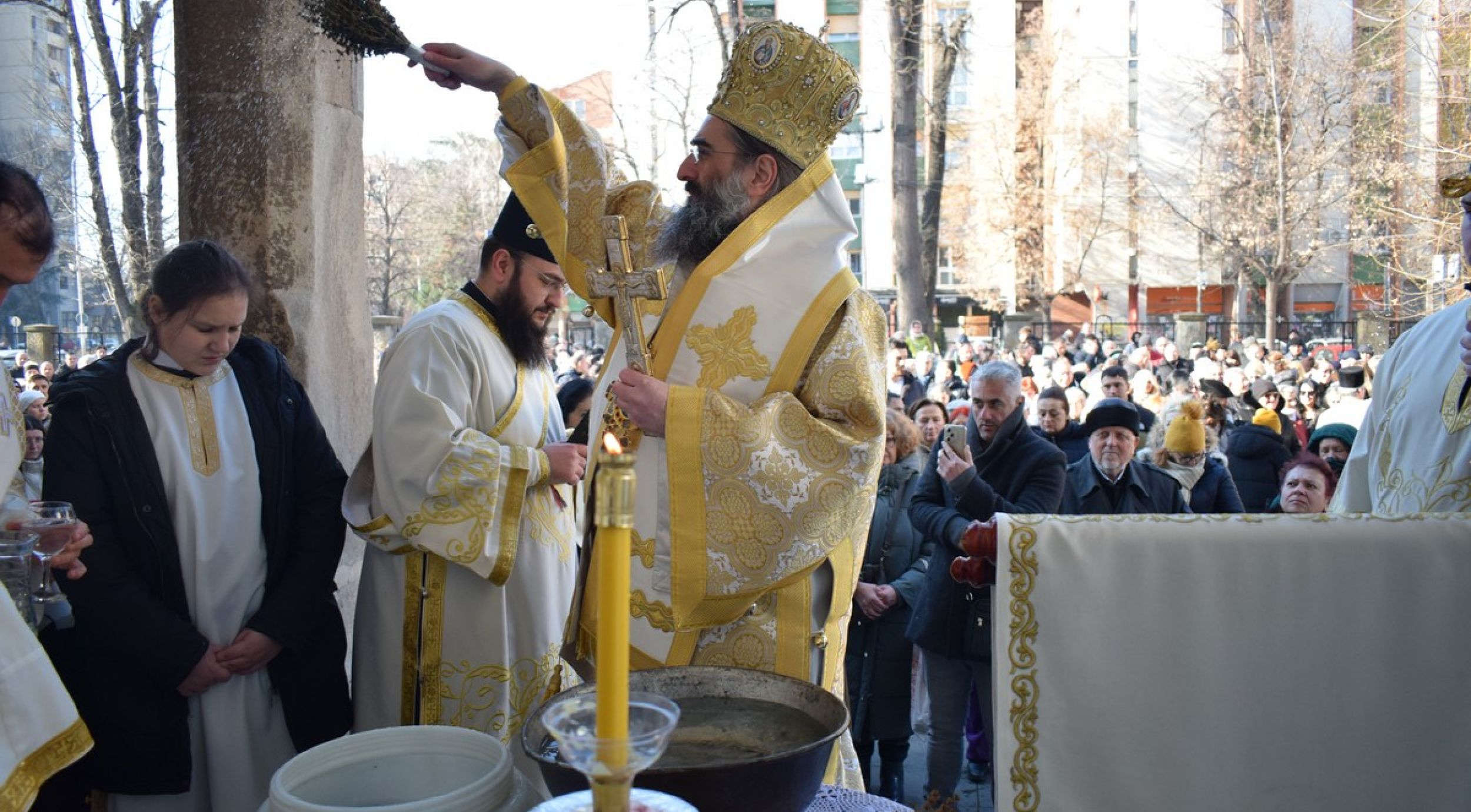  Литургијска прослава Богојављења у нишком Сабоном храму
