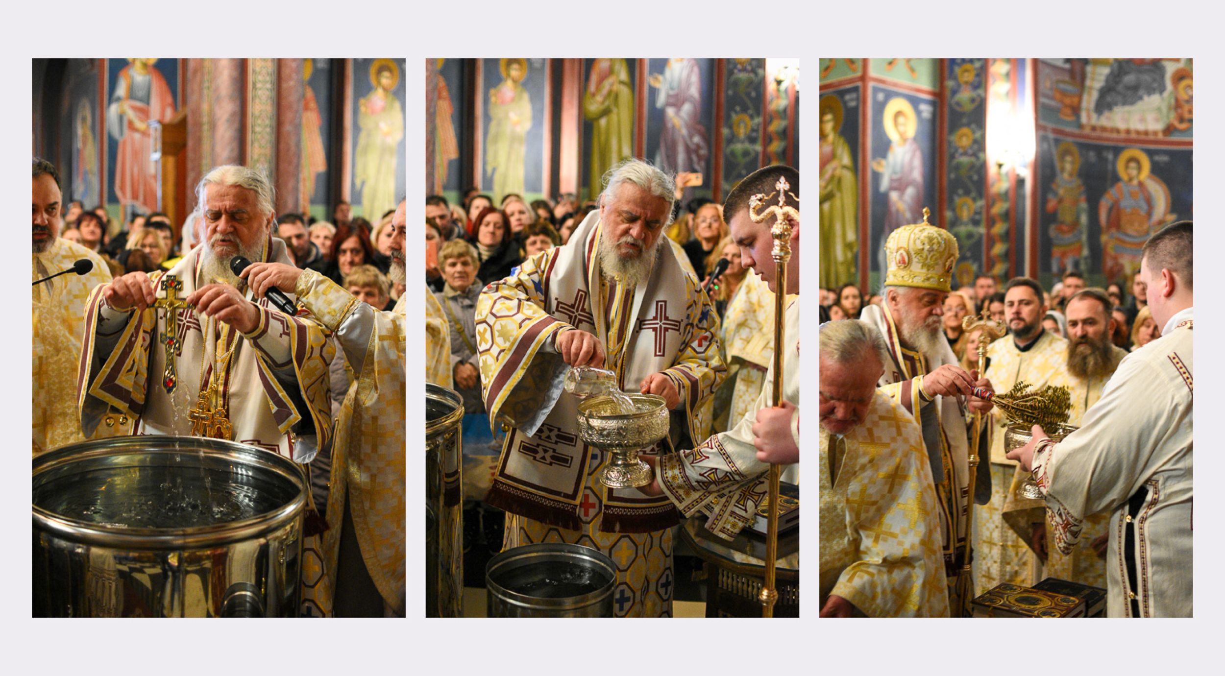 Владика Кирило: Освећена вода је носилац благодати Духа Светог